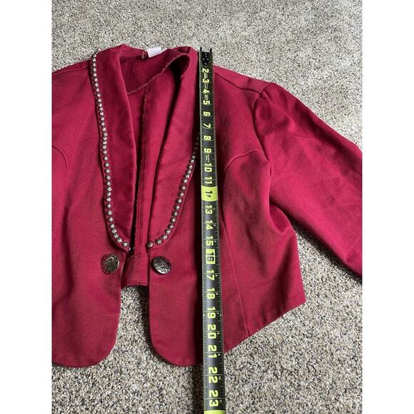 Vintage MILLER STOCKMAN Broomstick Skirt & Jacket Western Glam Hippie Large - Picture 8 of 9